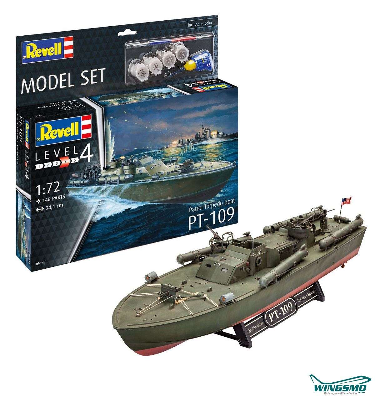 Revell Model Sets Patrol Torpedo Boat PT-109 1:72 65147