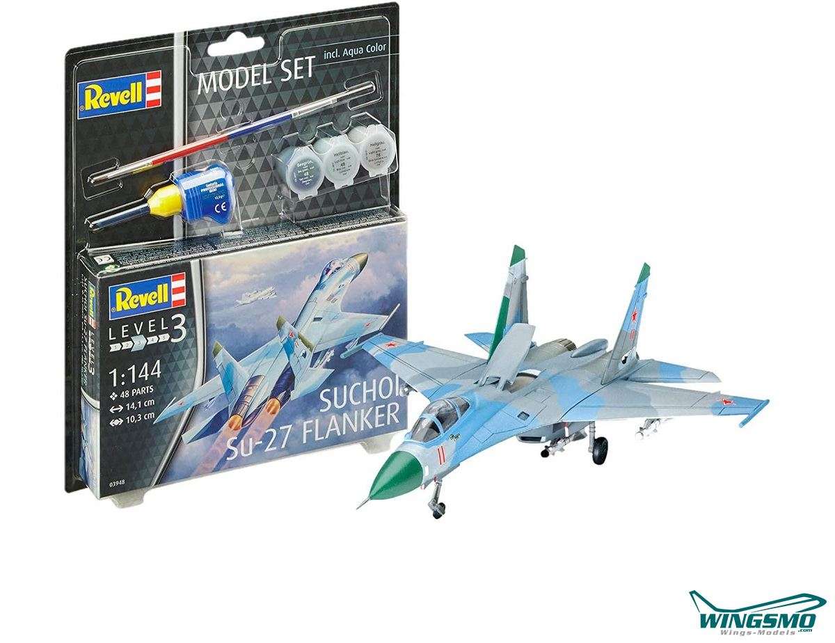 Revell Model Sets Su-27 Flanker 1:144 63948