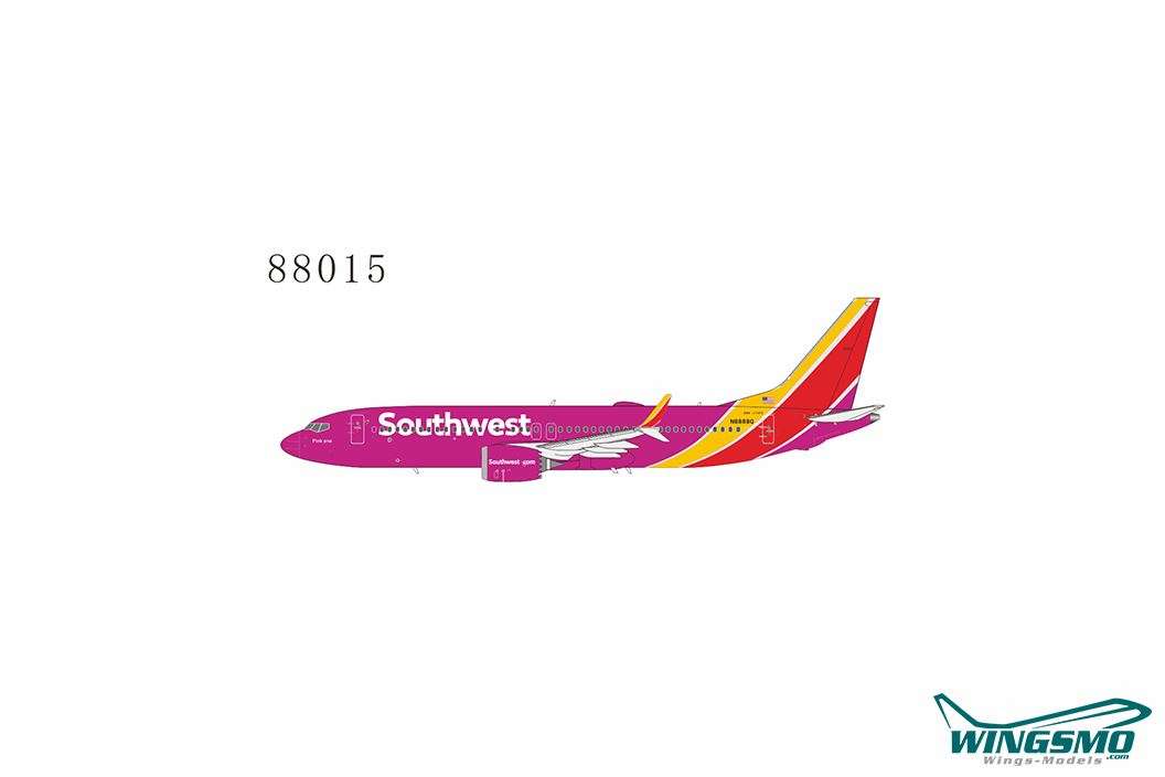 NG Models Southwest Boeing 737-MAX8 N8888Q 88015