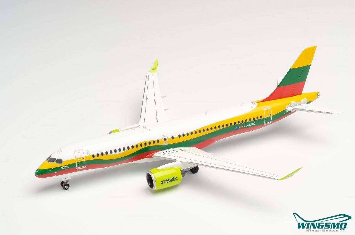 Herpa Wings airBaltic Airbus A220-300 Lithuania 570770