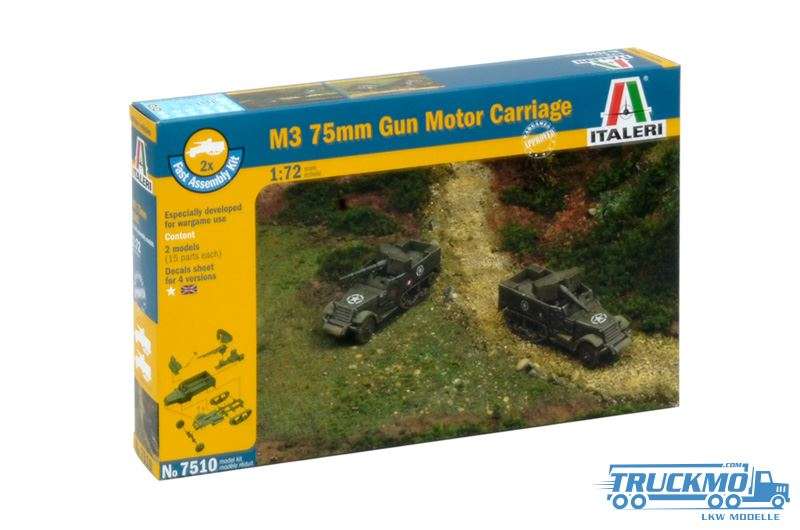 Italeri M3 75mm gun motor car 7510