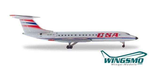 Herpa Wings CSA - Czechoslovak Airlines Tupolev TU-134A 532945