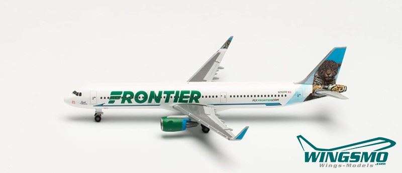 Herpa Frontier Airlines Airbus A321 Spot The Jaguar N712FR 535847