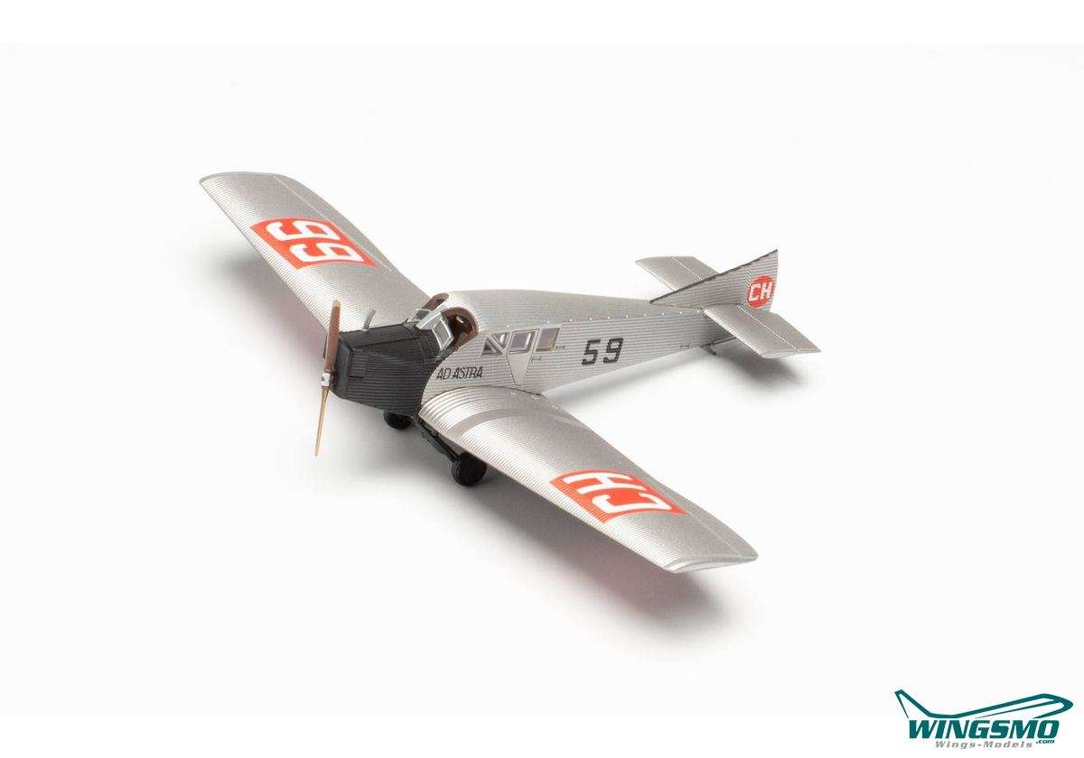 Herpa Wings Ad Astra Aero Junkers F13 - CH-59 1:87 019408
