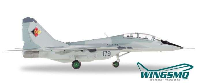 Herpa Wings NVA/LSK (East German Air Force) Mikoyan Gurevich MiG-29UB - Jagdfliegergeschwader 3 &quot;Wla