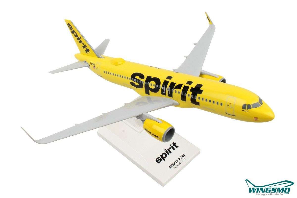 Skymarks Spirit Airlines mit WiFi Dome Airbus A320neo 1:150 SKR1011