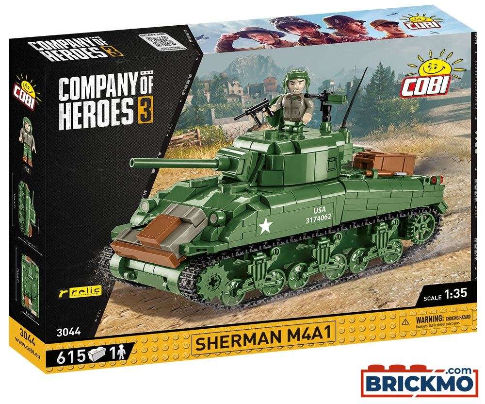 Cobi Company of Heroes 3 3044 Sherman M4 A1 3044