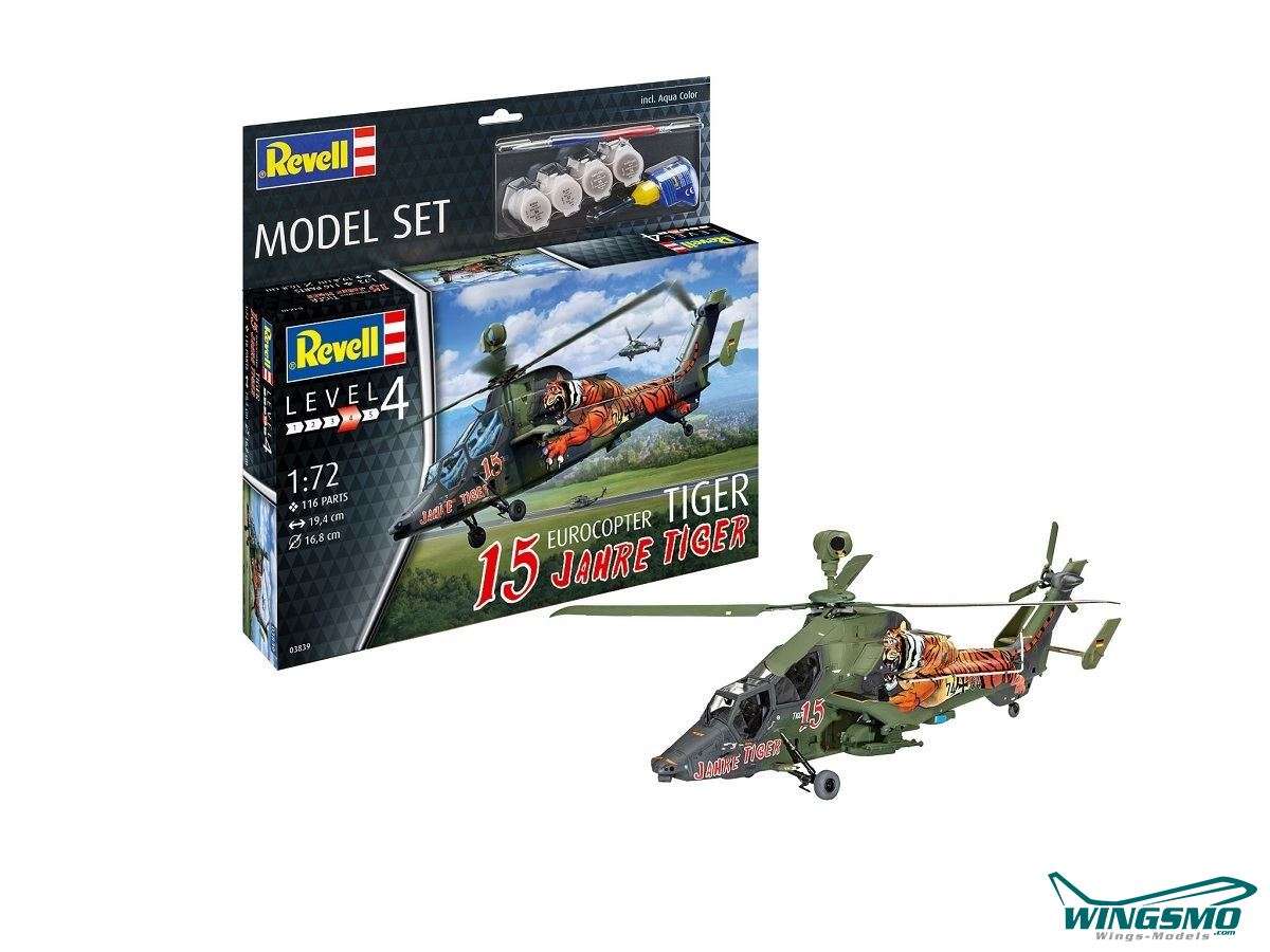 Revell Model Sets 15 Years Tiger Eurocopter Tiger 63839