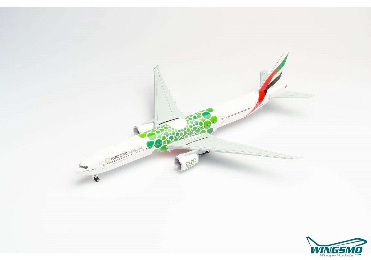 Herpa Wings Emirates Boeing 777-300ER Expo 2020 Dubai Sustainability 570664
