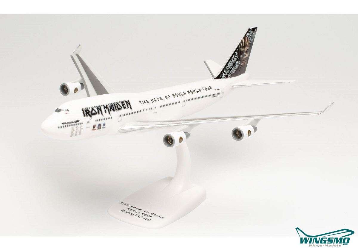 Herpa Wings Iron Maiden (Air Atlanta Icelandic) Boeing 747-400 “Ed Force One” - The Book of Souls Wo