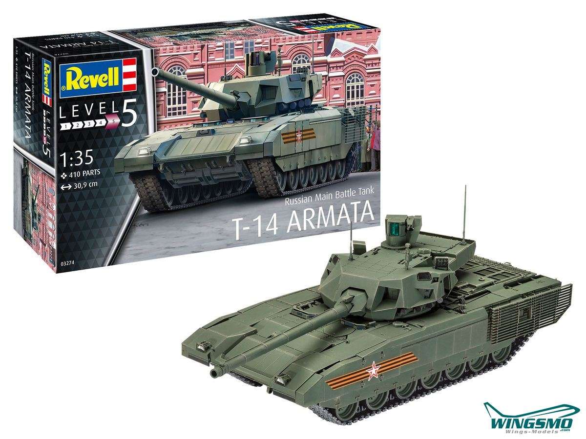 Revell Military Russian Main Battle Tank T-14 Armata 1:35 03274