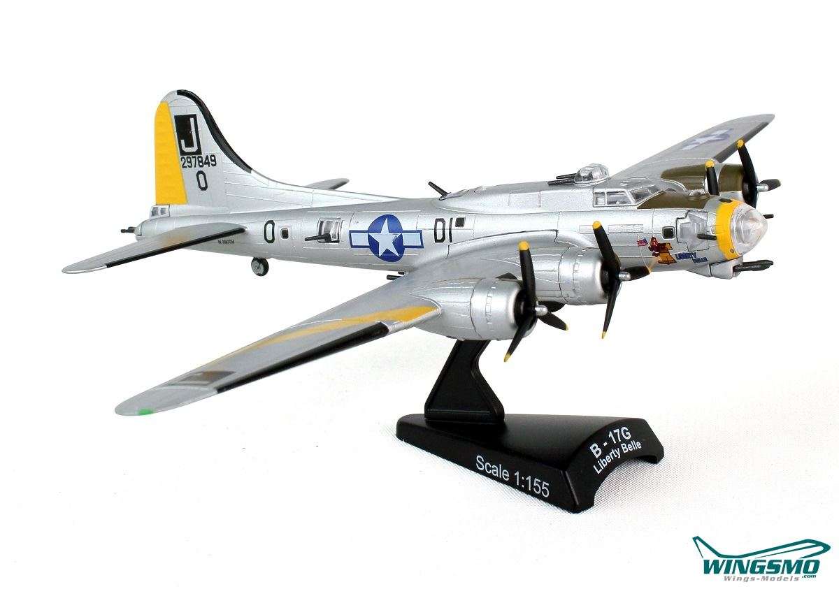 Postage Stamp USAAF Liberty Belle Boeing B-17 Flying Fortress 1:155 PS5402-2