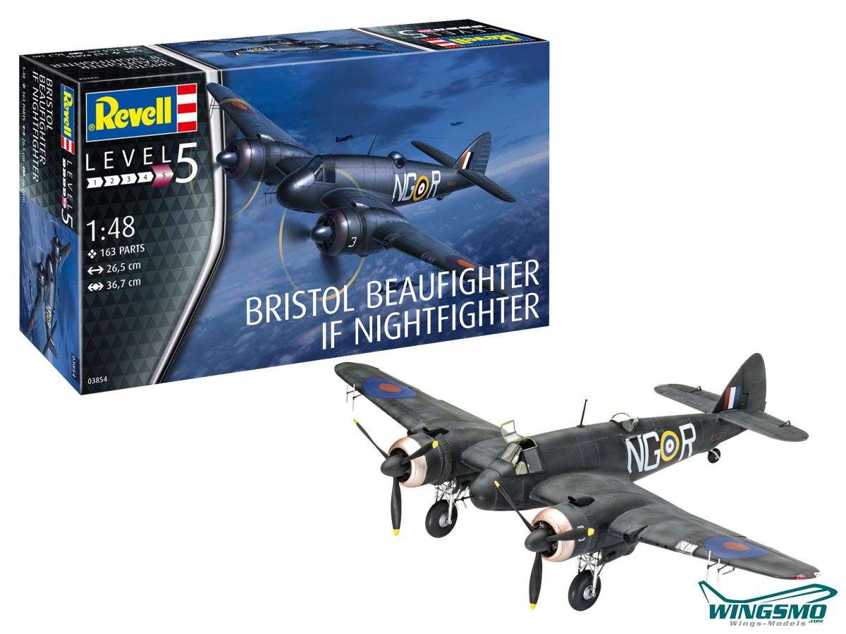 Revell Flugzeuge Beaufighter IF Nightfighter 1.48 03854