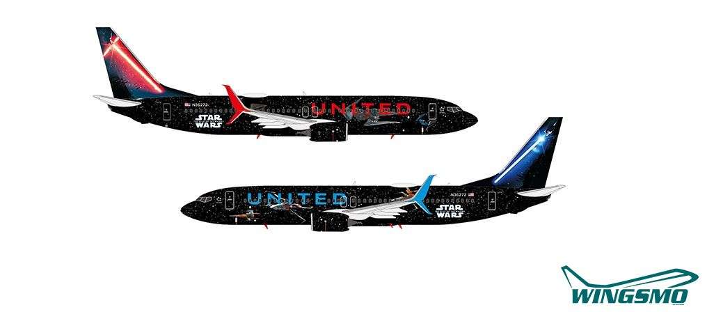 JC Wings United Airlines Boeing 737-800 Star Wars N36272 XX40079