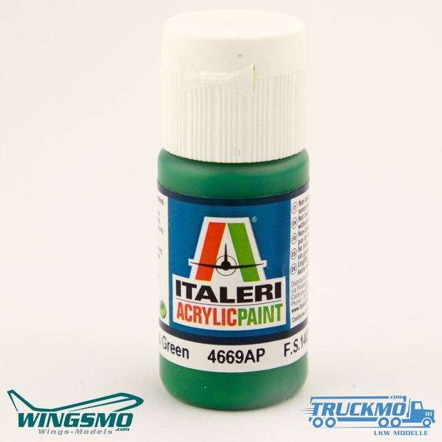 Italeri acrylic paint glossy green 20ml 4669