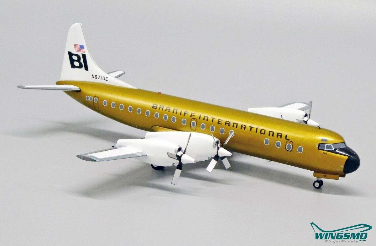 JC Wings Electra Braniff International Airways Lockheed L-188C XX2385