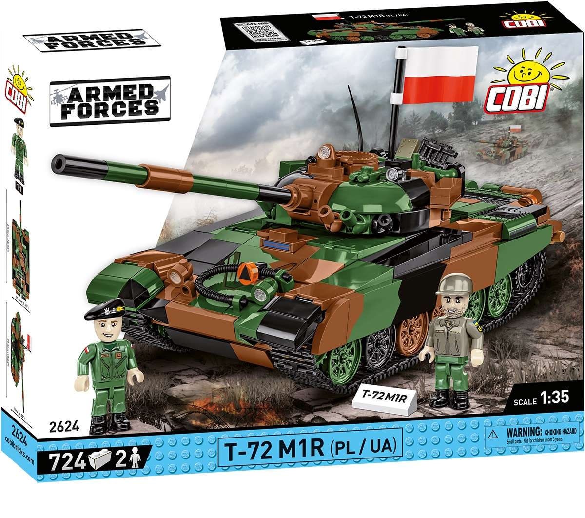 Cobi Armed Forces T-72 M1R Polish Army 2624