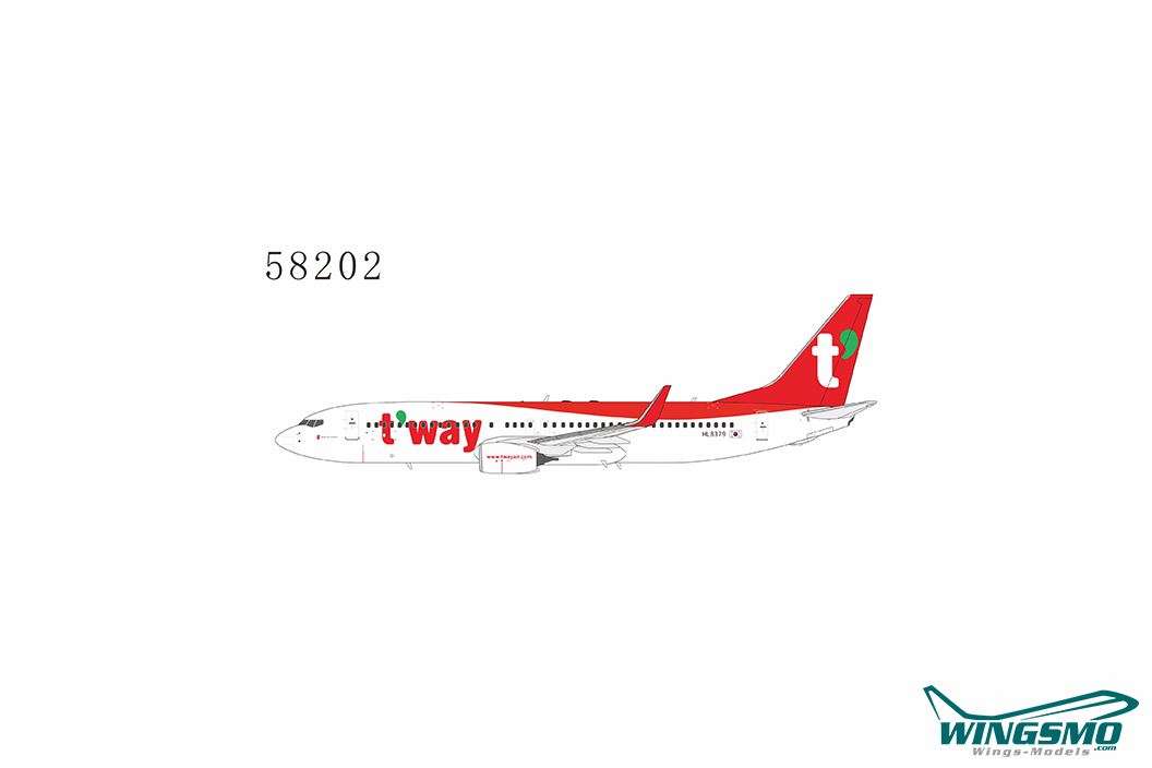 NG Models T´Way Air Boeing 737-800 HL8379 58202