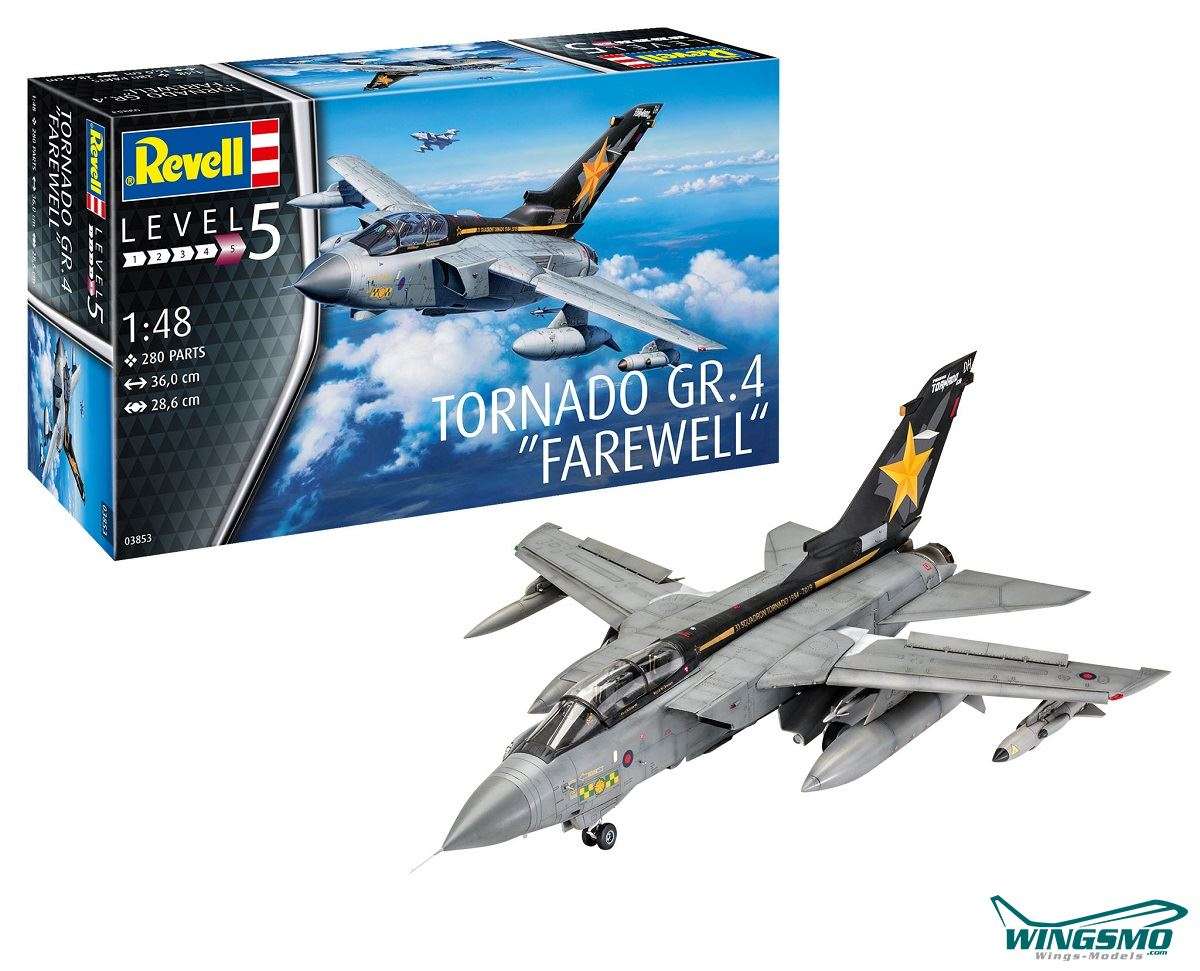 Revell Aircraft Tornado Gr.4 Farewell 1:48 03853