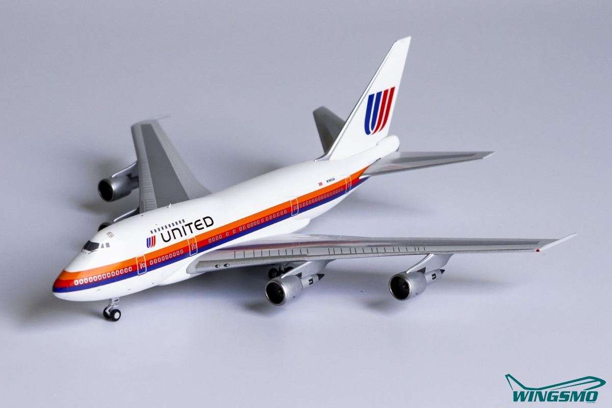 NG Models United Airlines Boeing 747SP Saul Bass Livery large UNITED titles N140UA 07013