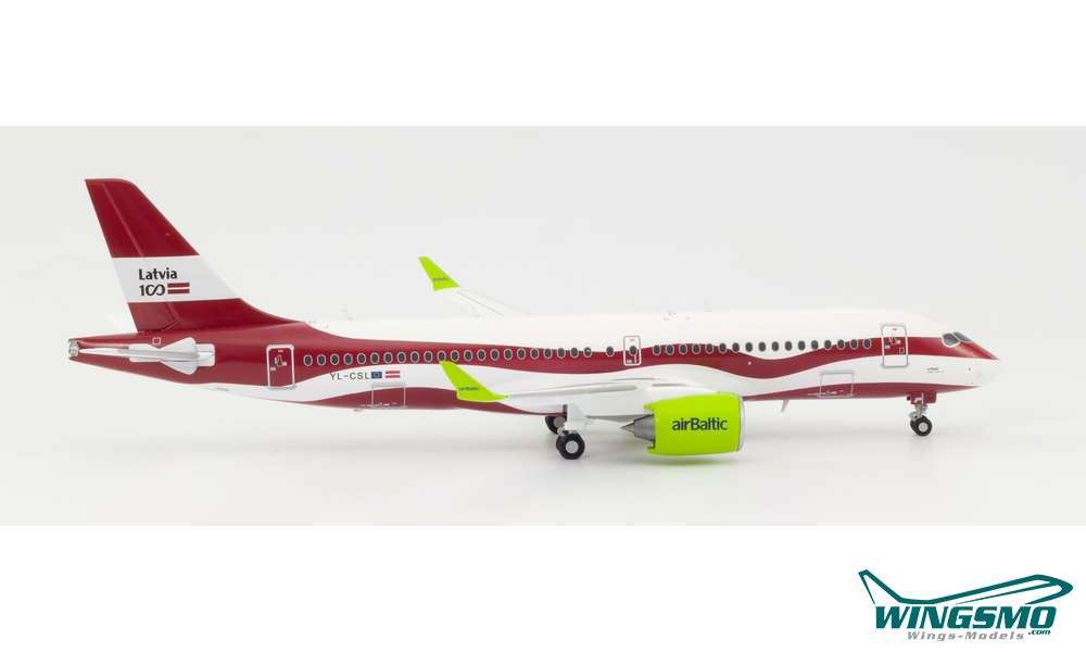 Herpa Wings airBaltic Airbus A220-300 Latvia 100 559690