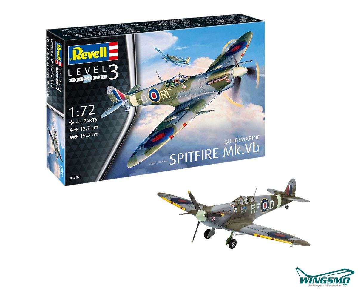 Revell Flugzeuge Supermarine Spitfire Mk. Vb 1:72 03897