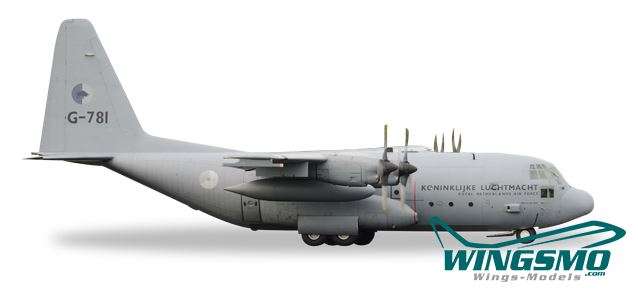 Herpa Wings Royal Netherlands Air Force Lockheed C-130H Hercules - 336 Squadron - G-781 530477