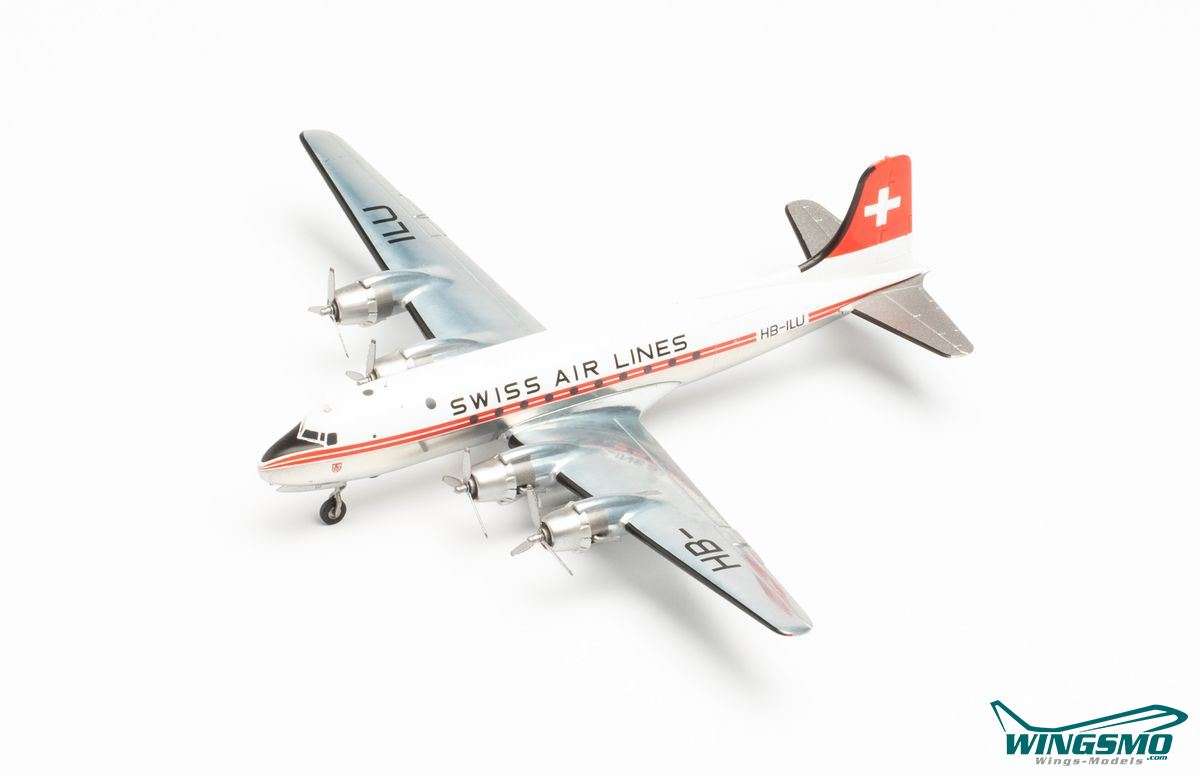 Herpa Wings Swiss Air Lines Douglas DC-4 1:200 571357