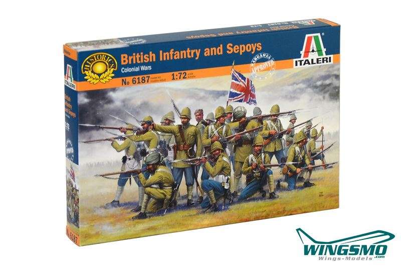 Italeri British Infantry and Sepoys 6187