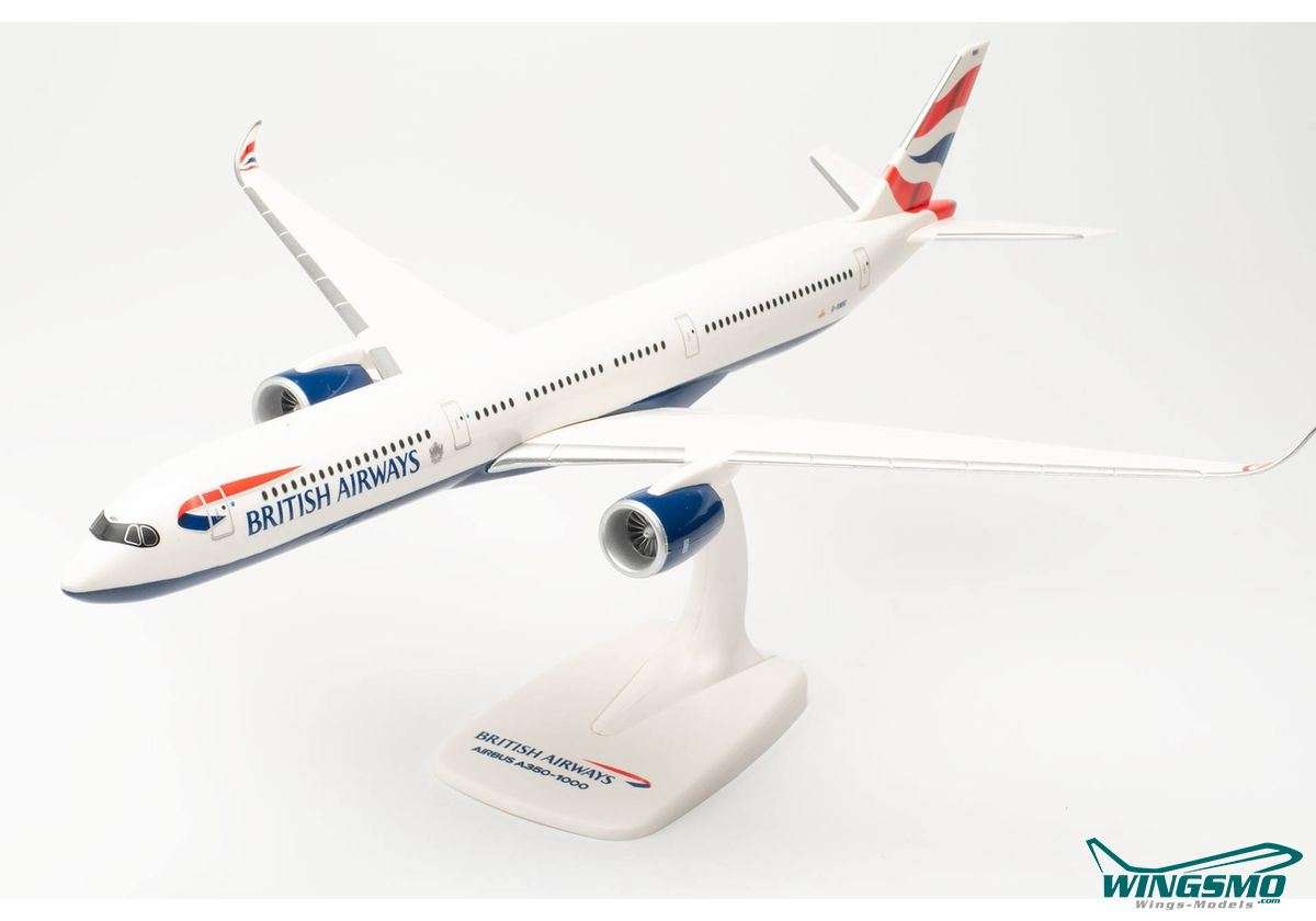 Herpa Wings British Airways Airbus A350-1000 G-XWBG 613859 Snap-Fit