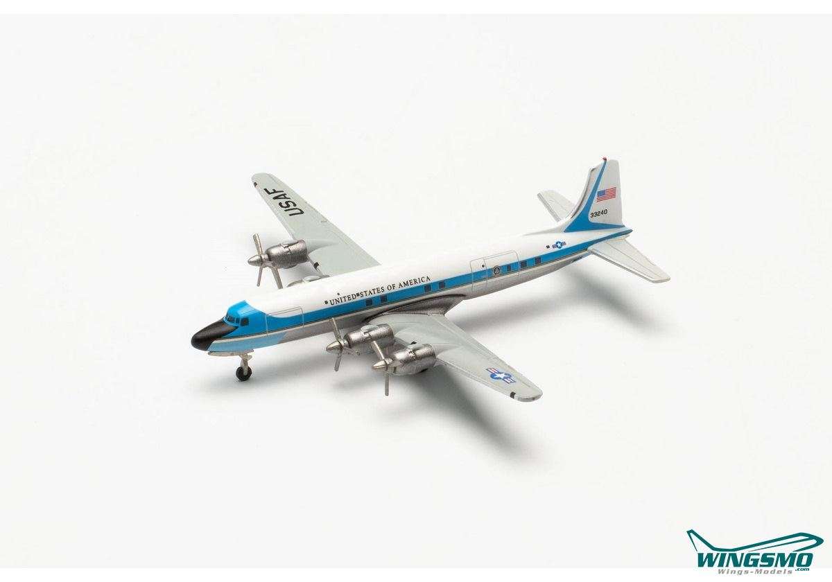 Herpa Wings U.S. Air Force McDonnell Douglas VC-118A 1254th Air Transport Wing, Andrews Air Base 53-