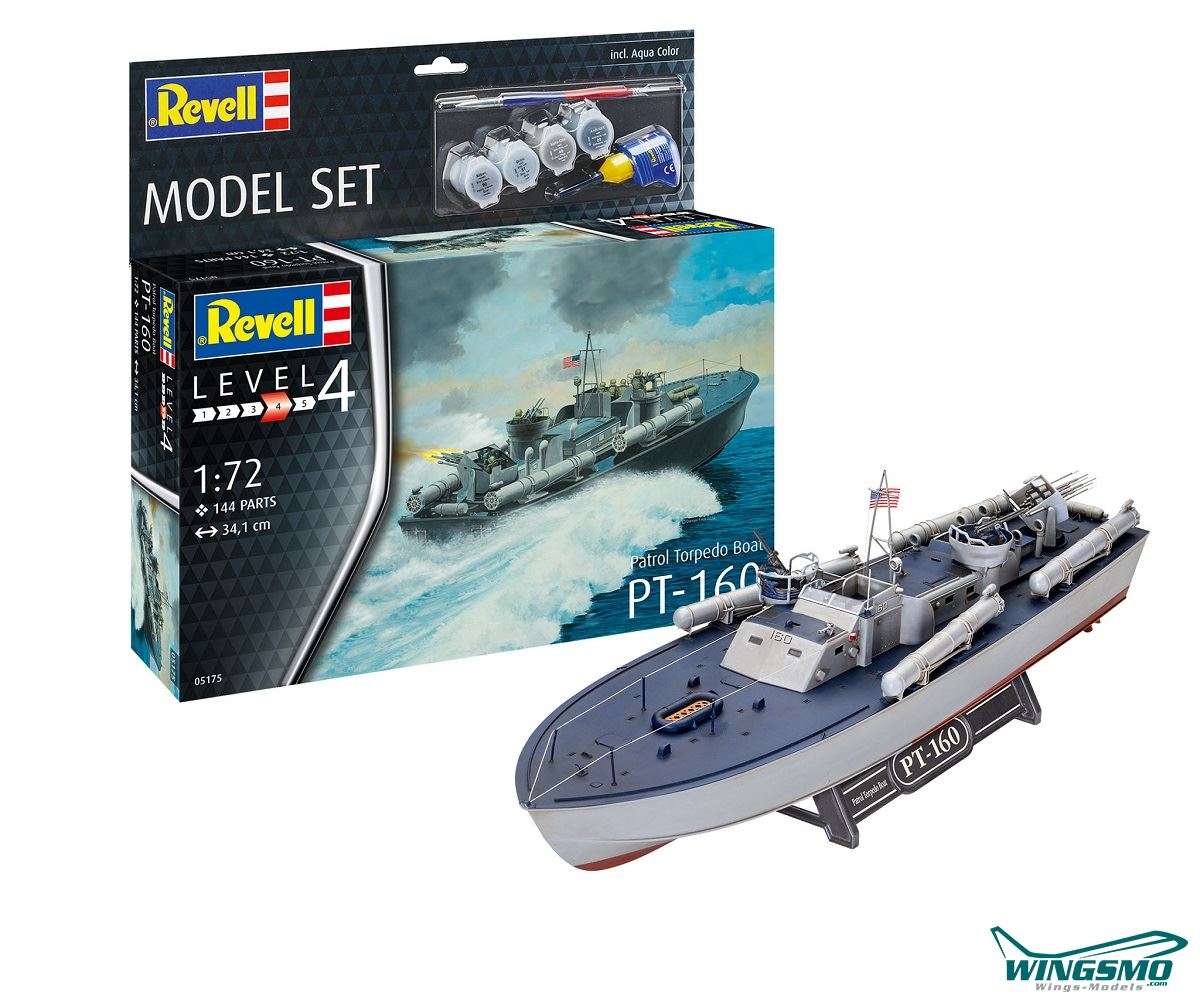 Revell Model Set Patrol Torpedo Boat PT-559 PT-160 65175