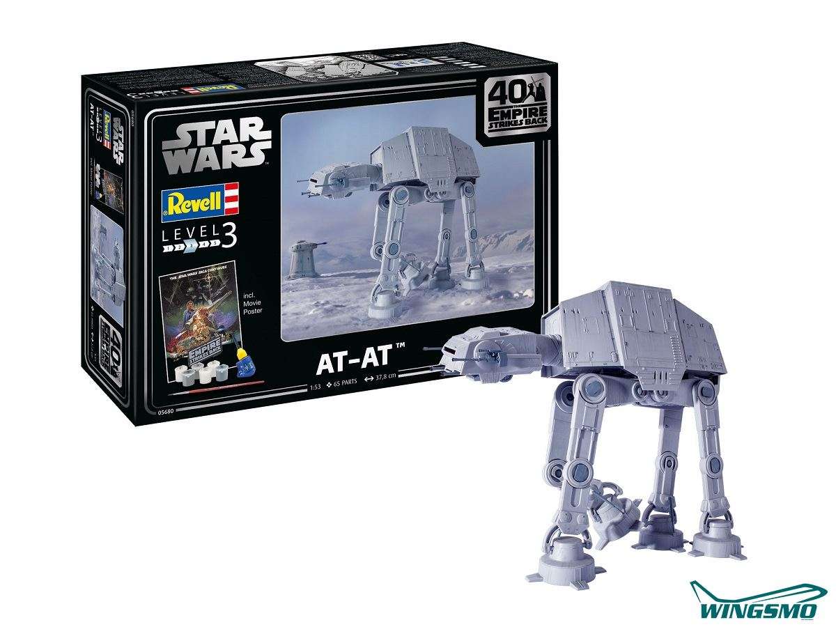 Revell Star Wars AT AT 40th Anniversary The Empire strikes Back 1:53 05680