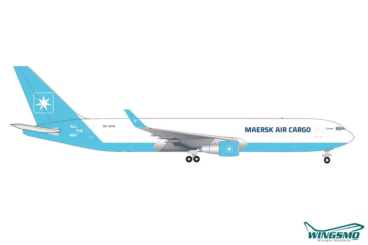 Herpa Wings Maersk Air Cargo Boeing 767-300F OY-SYA 537261