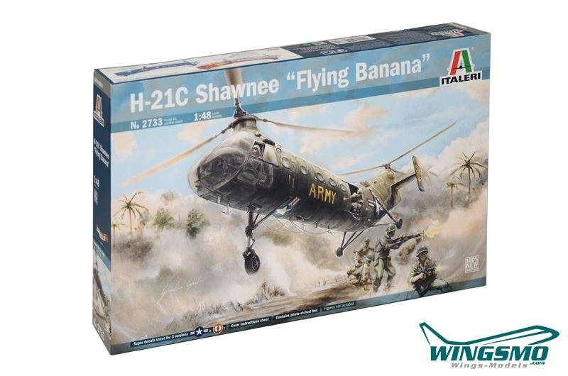 Italeri Flying Banana H-21C Shawnee 2733