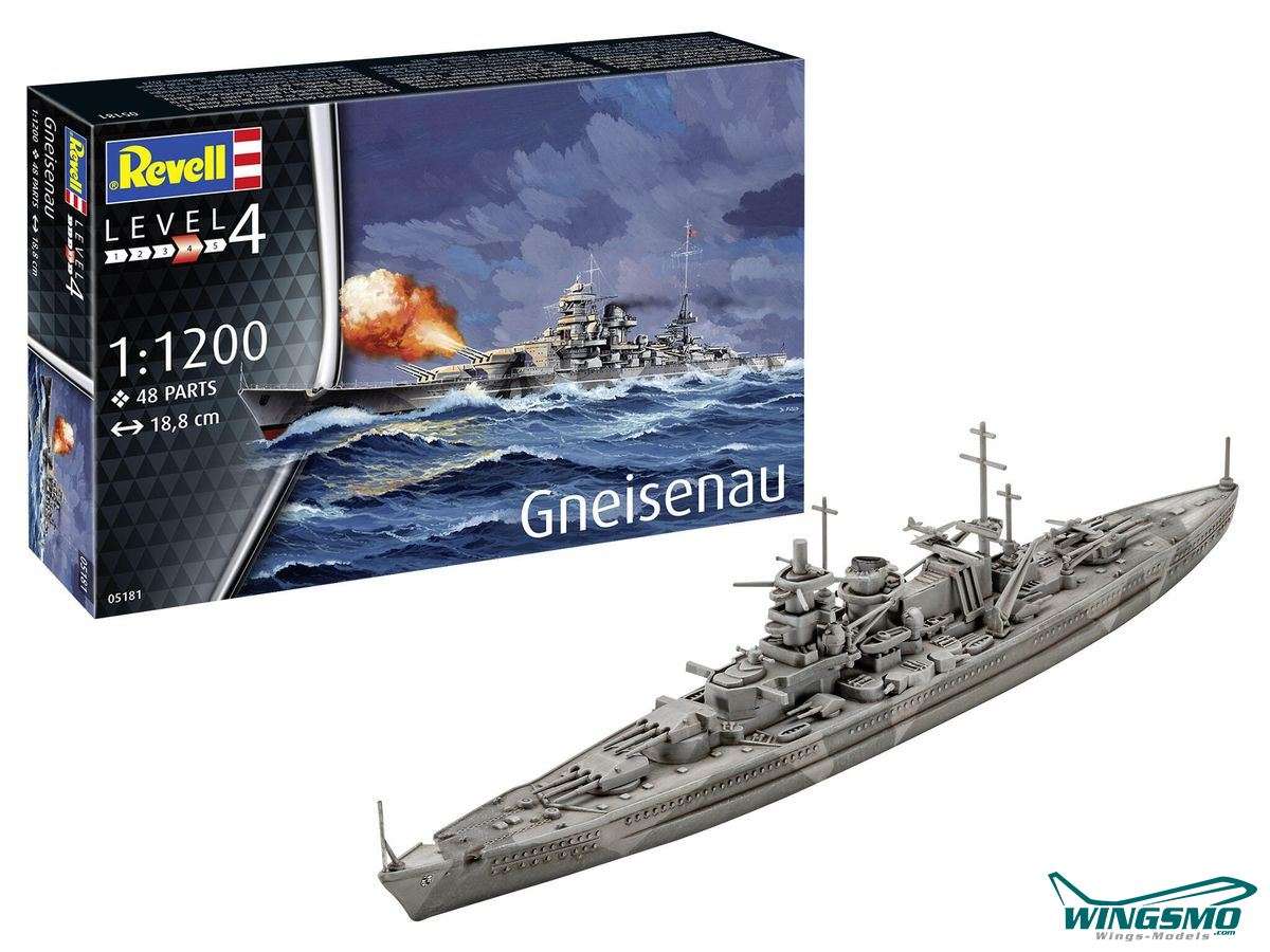 Revell Schlachtschifff Gneisenau 05181