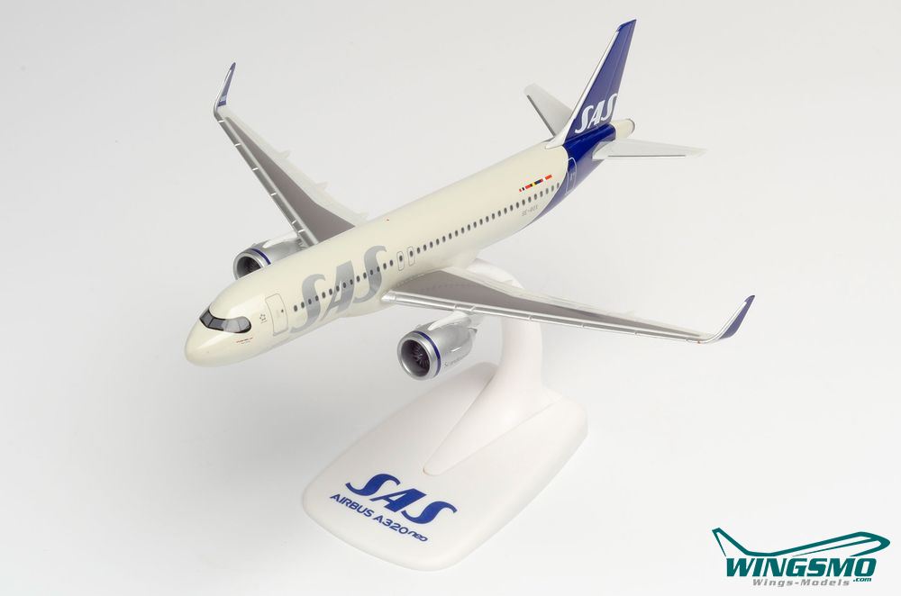 Details about   SAS Scandinavian Airlines A320 neo  Plastic Aircraft Model 1/200 Herpa  HE612708 