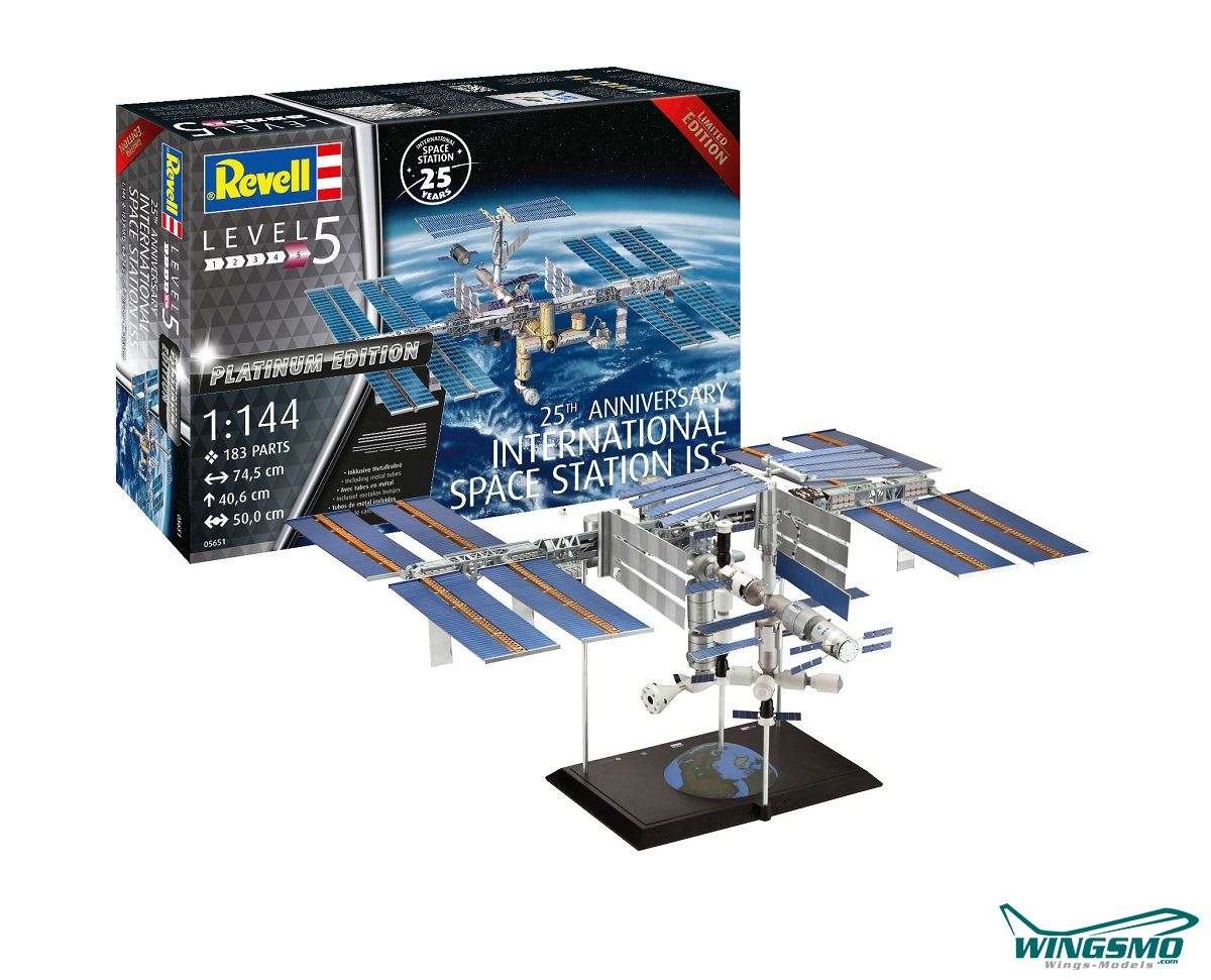 Revell Geschenk-Sets 25th Anniversary ISS Platinum Edition 05651