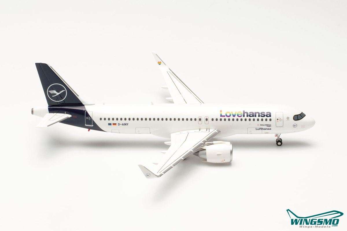 Herpa Wings Lufthansa Airbus A320neo D-AINY 572743