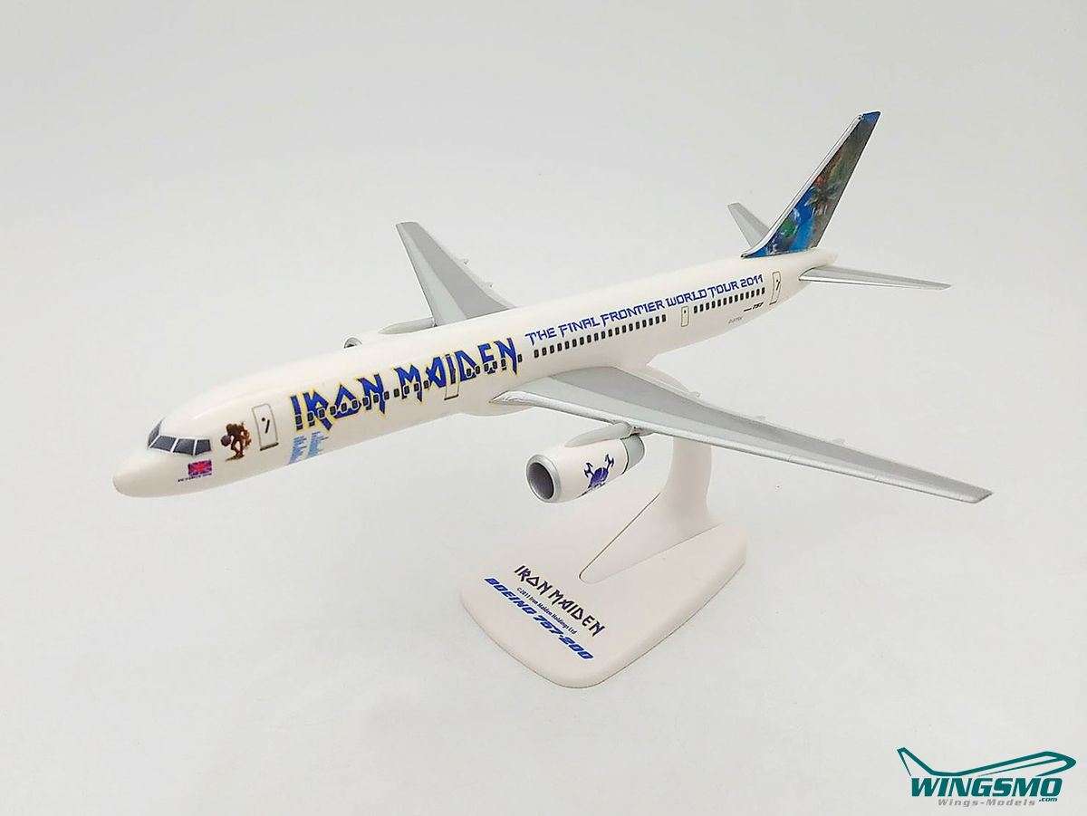 Herpa Wings Iron Maiden Boeing 757-200 Ed Force One The Final Frontier World Tour 2011 613262 Snap Fit