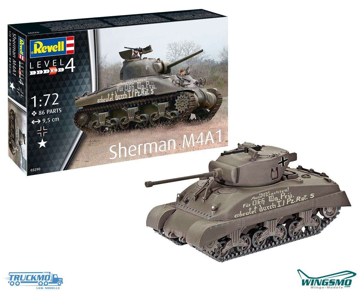 Revell Militär Sherman M4A1 03290