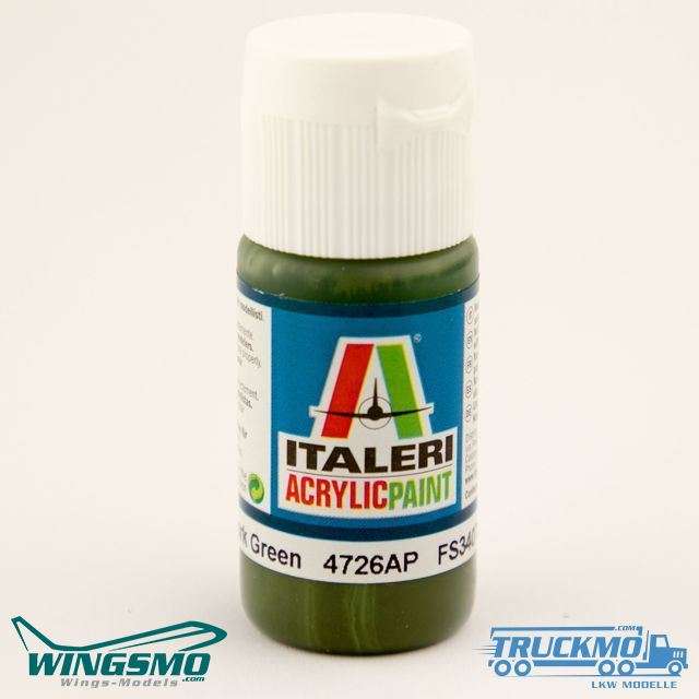 Italeri acrylic paint dark green matt 20ml 4726