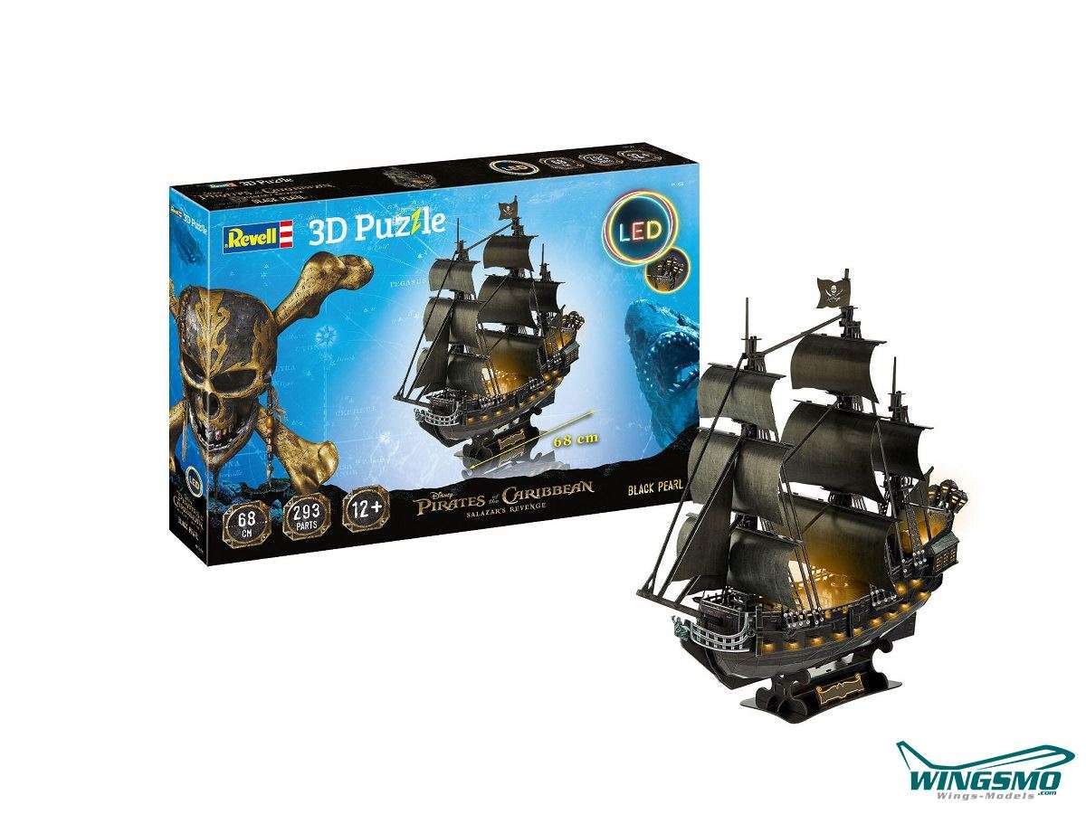 Revell 3D Puzzle LED Edition Black Pearl 00155