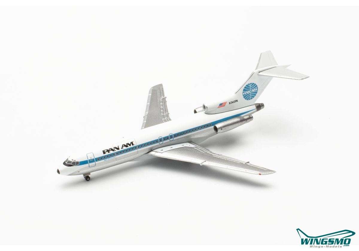 Herpa Wings Pan Am Boeing 727-100 N340PA 537285