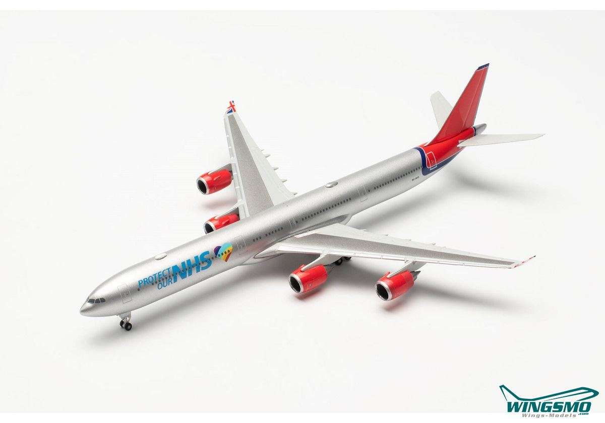 Herpa Wings Maleth Aero Protect Our NHS Airbus A340-600 535496