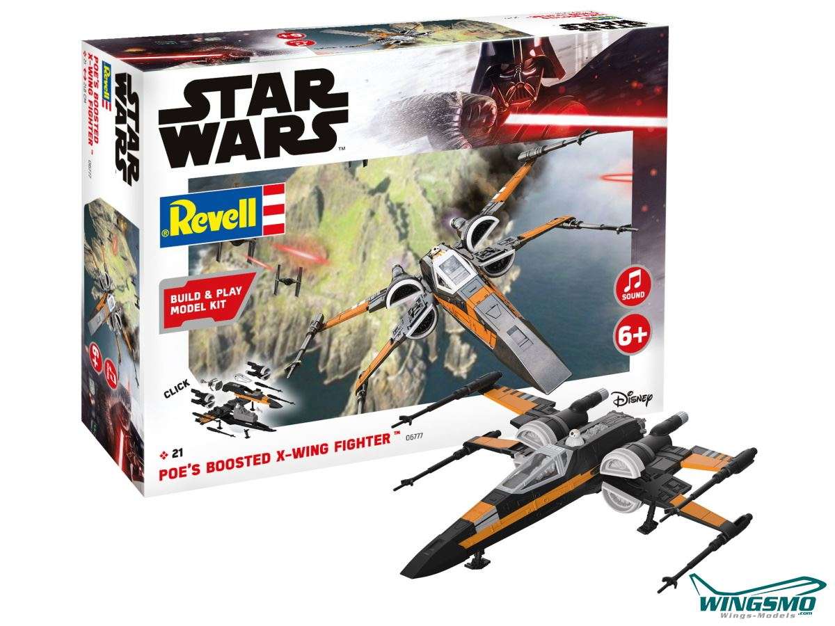 Revell Star Wars Poes Boosted X-Wing Fighter 1:78 06777