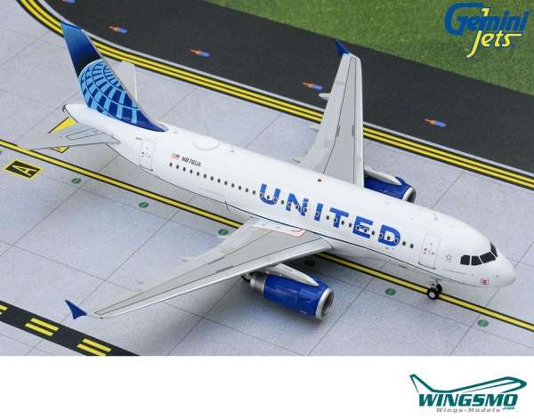 Gemini Jets United Airlines Airbus A319 2019 Livery 1/200 G2UAL891 for sale online 