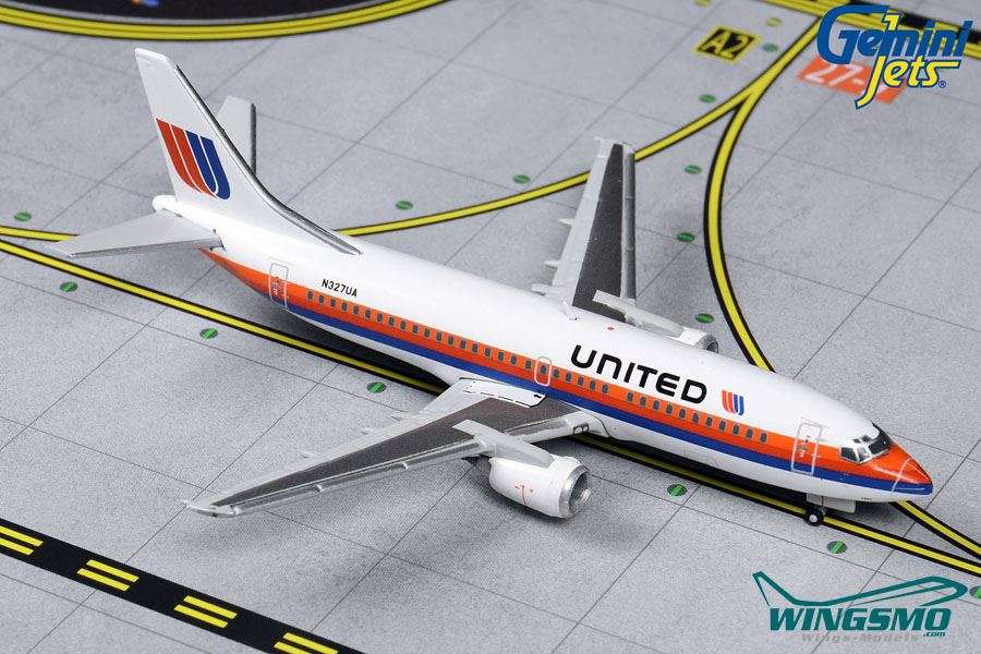 GeminiJets United Airlines Boeing 737-300 1:400 GJUAL1203