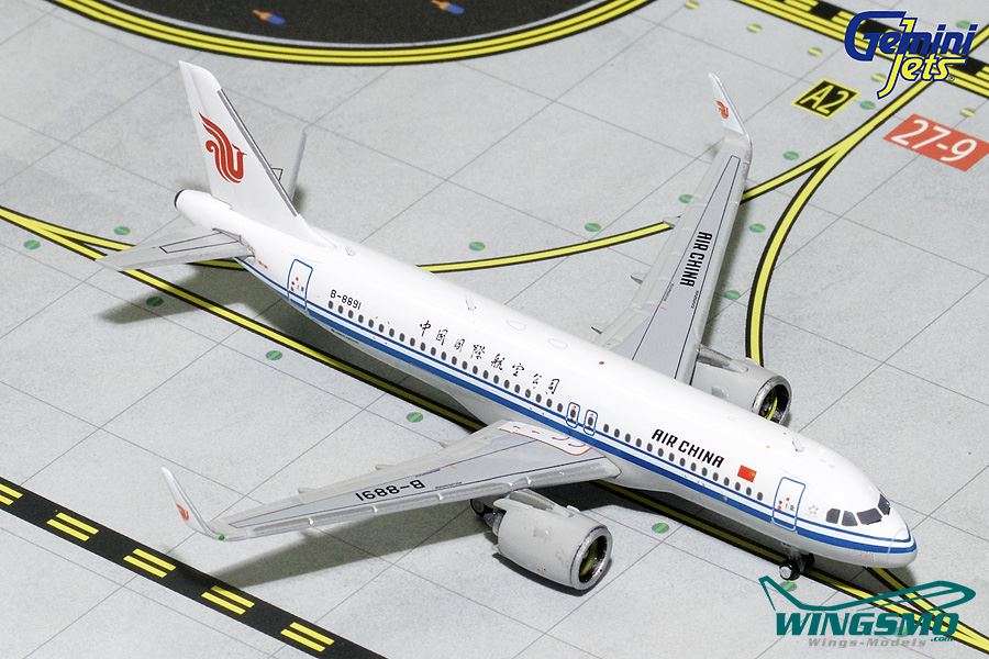 GeminiJets Air China Airbus A320neo 1:400 GJCCA1752