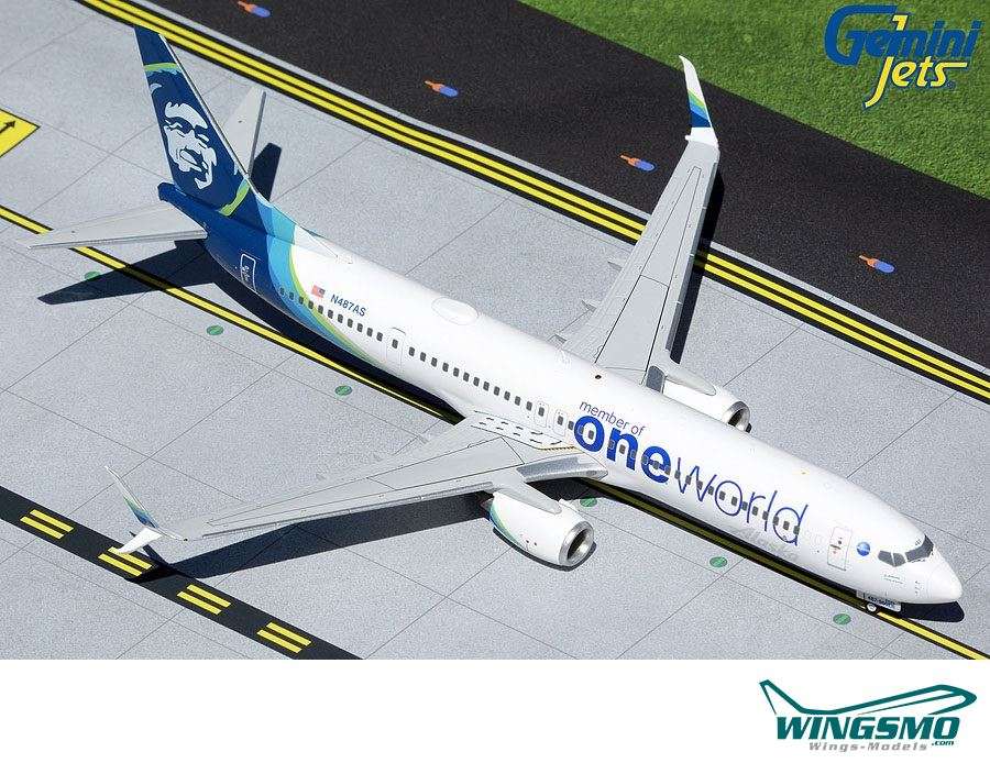 GeminiJets Alaska Airlines oneworld Livery Boeing 737-900ER G2ASA1015
